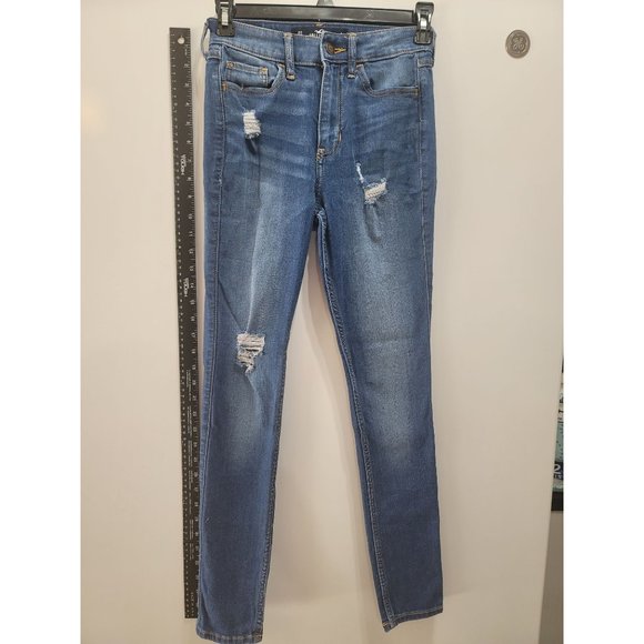 Hollister High-Rise Super Skinny, Classic Stretch Jean. OS 24W x 28L Womens. - Picture 8 of 11